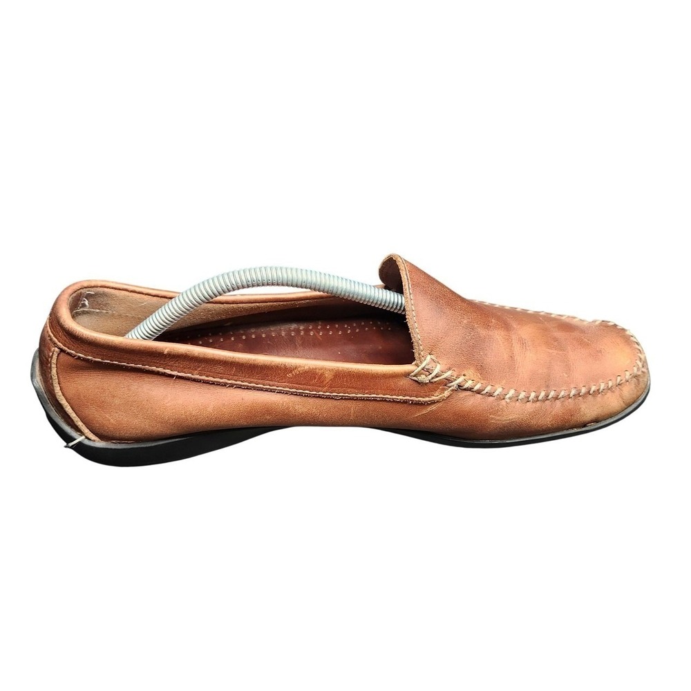 Vintage Allen Edmonds Shoes Mens Size 11 Leather Slip On Loafers El Paso